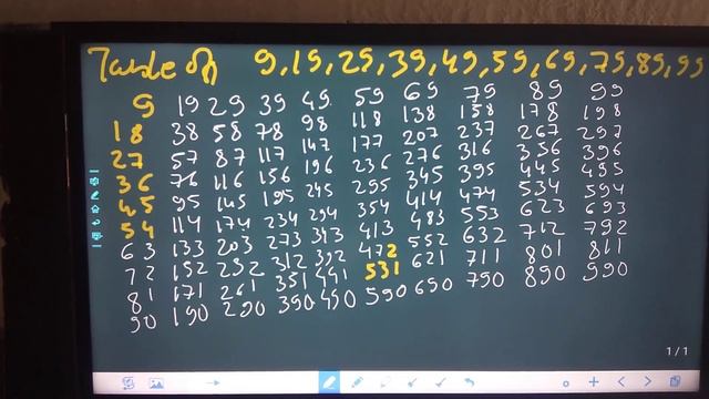 table of 9,19,29,39,49,59,69,79,89,99 short trick смотреть онлайн