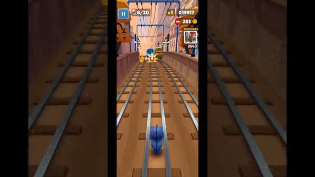 Получили скин динозавра в игре Subway Surfe#2 смотреть онлайн