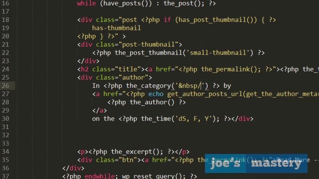 Responsive Wordpress Theme Tutorial - Part 19 : Category.php, tag.php, author.php, 404.php смотреть онлайн