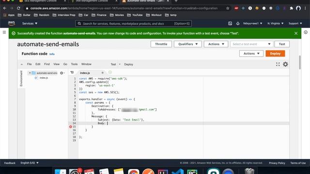 Automate Sending Emails at a Specific Time with AWS Lambda, CloudWatch and SES смотреть онлайн