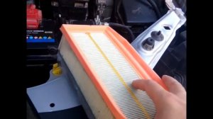 Замена воздушного фильтра двигателя Renault Kaptur 1 6MT