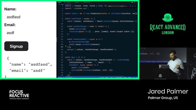 Formik 2.0: Build forms in React, without the tears - Jared Palmer смотреть онлайн