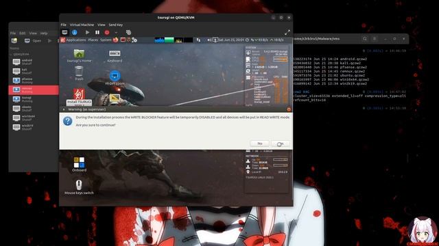 [20] Malware Lab - KVM Tsurugi Linux Install смотреть онлайн