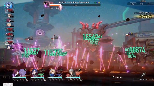 Honkai: Star Rail - Swarm Disaster Difficulty 5 - The Hunt Path смотреть онлайн