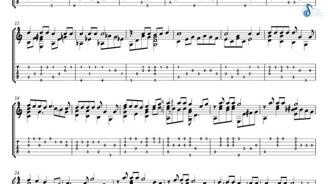 What a Wonderful World | transcription with free TABS for Solo Guitar смотреть онлайн