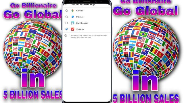 5Billion Sales Kiwi browser Set as defalt || How To Set As Defalt KIWI BROWSER INSTALL 5BillionSale смотреть онлайн