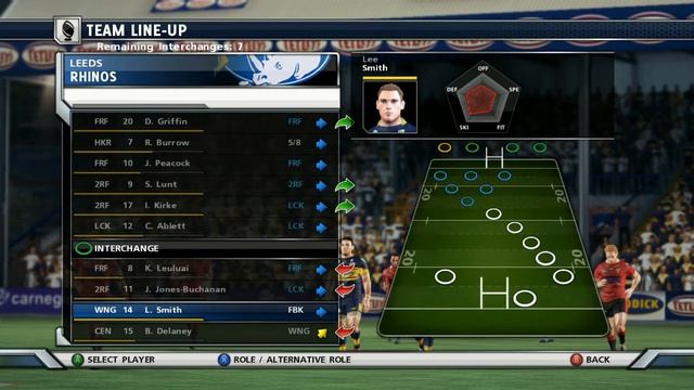 Rugby League Live 2 Super League Gameplay Leeds vs Warrington смотреть онлайн