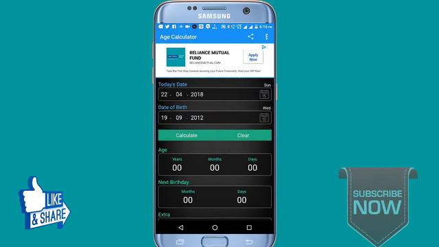 Age calculation & time period dd--mm-yy आसानी से एक सैकेंड में calculate करें। смотреть онлайн
