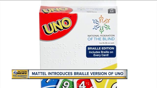 Mattel introduces Braille version of UNO смотреть онлайн
