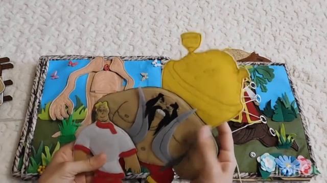Книга из фетра по мотивам мультфильма «Алеша Попович» смотреть онлайн