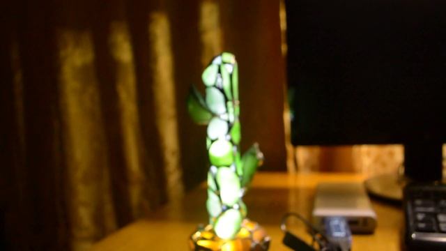 Витражный USB ночник "Кактус" смотреть онлайн