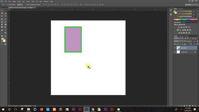Rectangle and custom shape Tools For Beginners using in photoshop смотреть онлайн