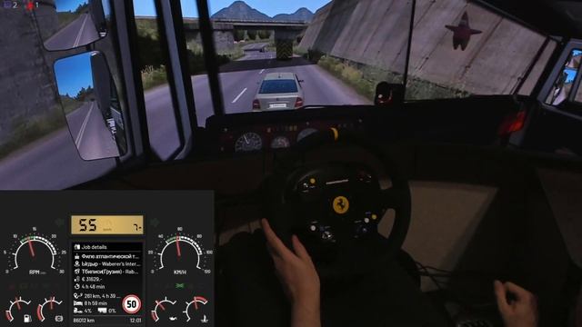 ETS2 Triplescreen / Карьера на трех мониторах