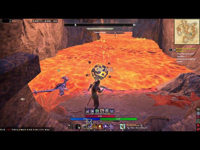 TESO лучник сорк штурмует вет арену Ветешран