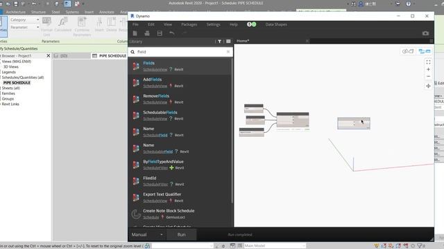 Create schedule and add fields by dynamo смотреть онлайн