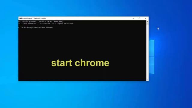 How to Open Google Chrome using Command Prompt in Windows 10 смотреть онлайн