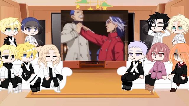 Tokyo revengers react to takemichi vs taiju ?? part 1 смотреть онлайн