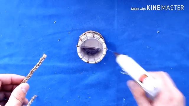 Подарок своими руками из джута, прищепок и кофейных зерен. जूट से смотреть онлайн