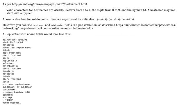 DevOps & SysAdmins: Append Domain To Container Hostnames In A Kubernetes StatefulSet
