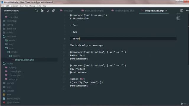 Full Stack Web Development Course - Laravel - 26 Mark Down Email смотреть онлайн