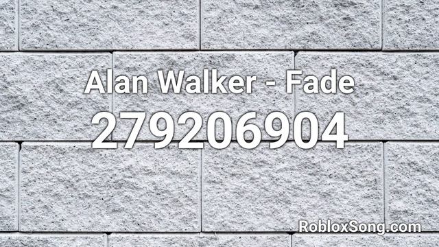 Alan Walker - Fade Roblox ID - Roblox Music Code смотреть онлайн