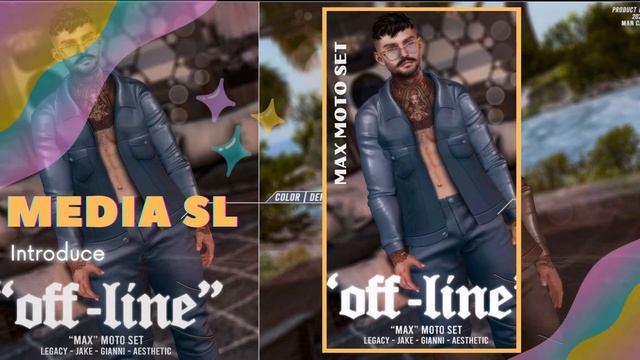 ? "Off-Line" x "Max" Moto Set – SecondLife NEW MEN - Media SL смотреть онлайн
