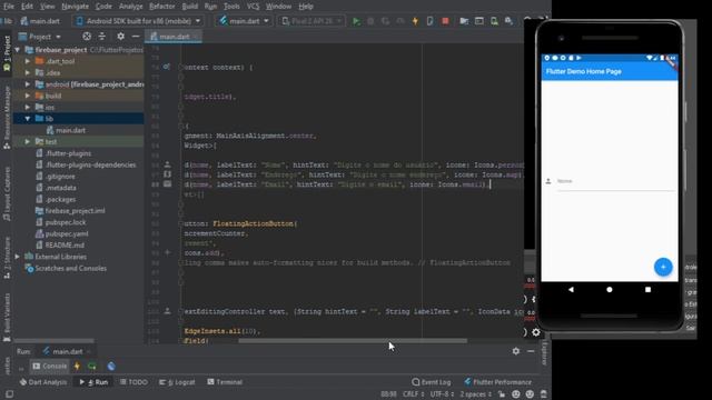 Flutter e Firebase #2 - Formulario #1 смотреть онлайн