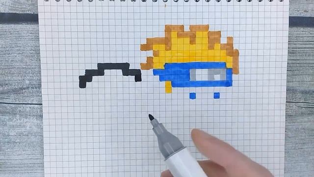 Как нарисовать НАРУТО по клеточкам из аниме / Наруто Узумаки рисунки по клеточкам pixel art смотреть онлайн