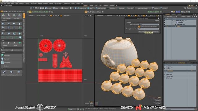 SMONSTER - RizomUVLiveLink - Python Link Module support - Tasks Functions - Smart Pack / Optimize смотреть онлайн