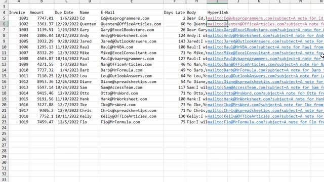 Excel - How To Send A Bulk Email From Excel - Episode 2558 смотреть онлайн