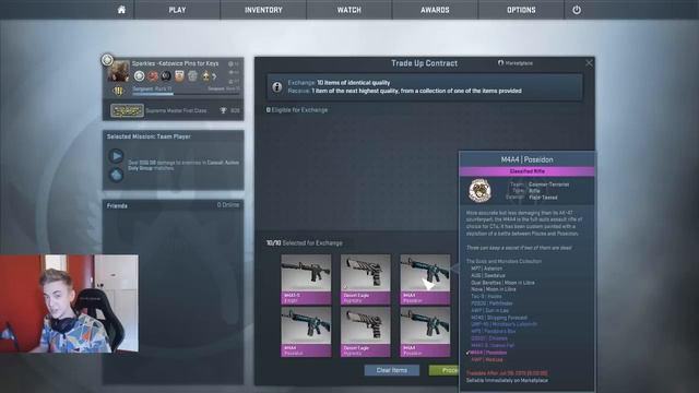 CS:GO - RISKIEST Trade-up I've Ever Done... смотреть онлайн