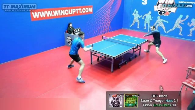 Агрессивный блокер КОРОТКИМИ и ДЛИННЫМИ ШИПАМИ у стола: КОВАЛЕНКО Сергей шиповик SAUER&TROEGER Hass смотреть онлайн