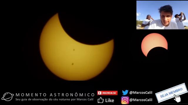 14/10/23 - ECLIPSE SOLAR ANULAR AO VIVO (Live annular solar eclipse) смотреть онлайн