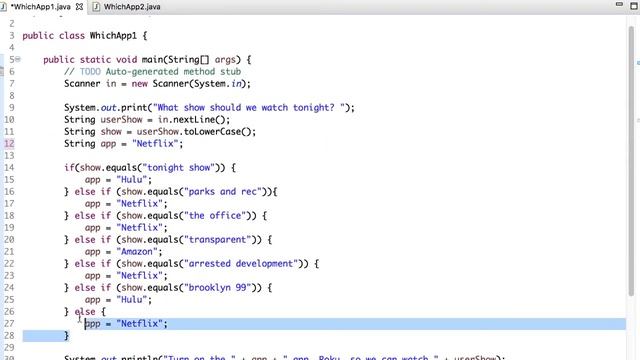 Efficient if statements with default values in Java смотреть онлайн