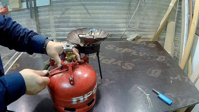 Gas stove upgrade/Доработка походной газовой плитки смотреть онлайн