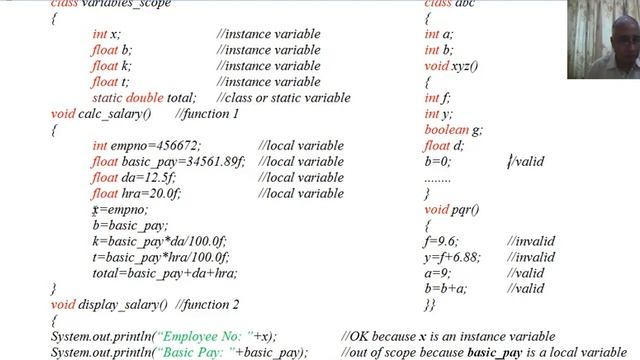 6- JAVA PROGRAMMING - SCOPE OF VARIABLES - BY PEUSH ARORA смотреть онлайн