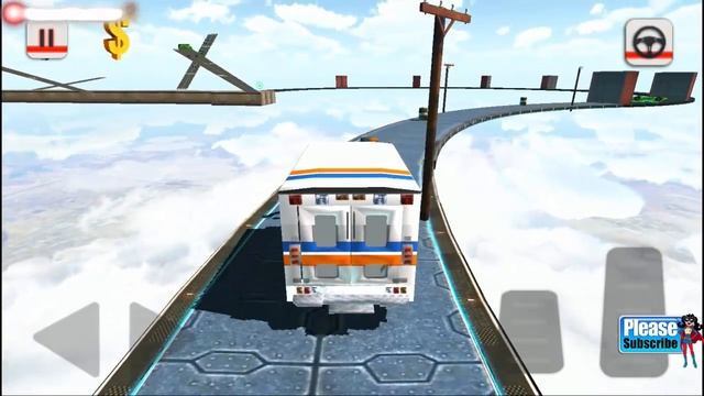 Impossible Ambulance Stunt Simulator / Ambulance Driver / Android Gameplay Video смотреть онлайн