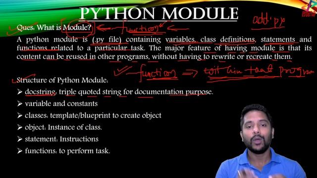 Python Class 12 | Module Introduction | Creating Module in Python | Chapter 4 | Part 1 | In Hindi смотреть онлайн