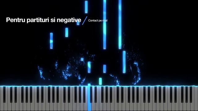Tu Ma Ridici ( Cand Sunt Cazut ) - You Raise Me Up - Instrumental Pian - Negativ Pian - Tutorial