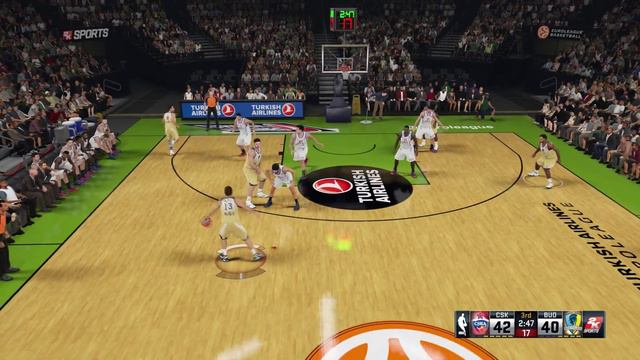 NBA 2K15 Euroleague - CSKA vs BUDIVELNIK смотреть онлайн
