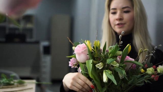 Собираем букет с вербой: какие используем цветы? смотреть онлайн