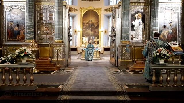 Божественная литургия в Казанском кафедральном соборе в Неделю 26-ю по Пятидесятнице смотреть онлайн