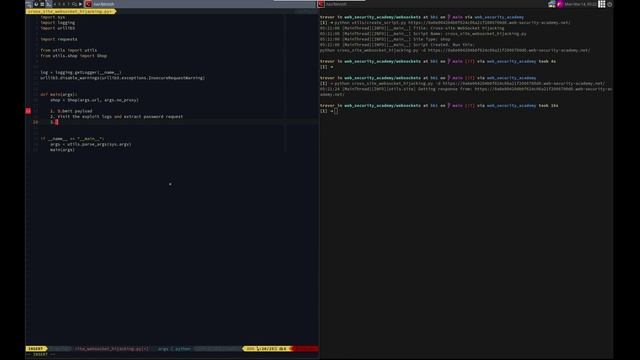 Web Security Academy | Websockets | 3 - Cross-Site Websocket Hijacking смотреть онлайн