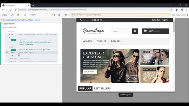 Part 8 How to use xpath in Cypress смотреть онлайн