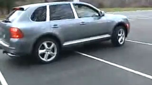 Burnout на Porsche Cayenne Turbo смотреть онлайн