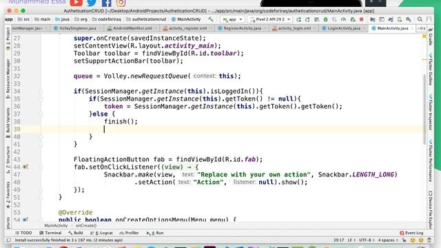 13 Android Java API Volley Full Project register & login test смотреть онлайн