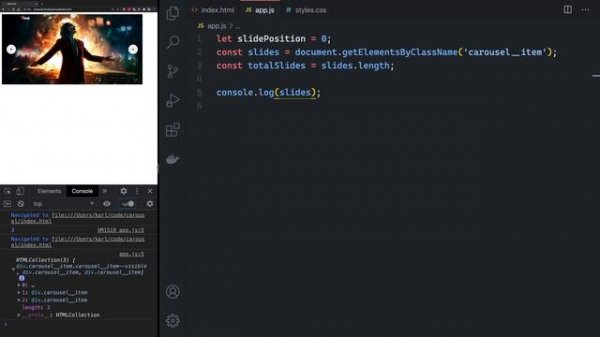 HTML, CSS, JavaScript Carousel Tutorial Step by Step - JavaScript Tutorials for Beginners