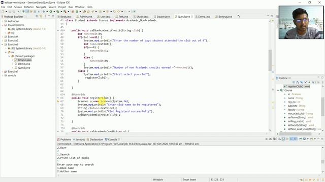 Abstract class and Interface in Java смотреть онлайн