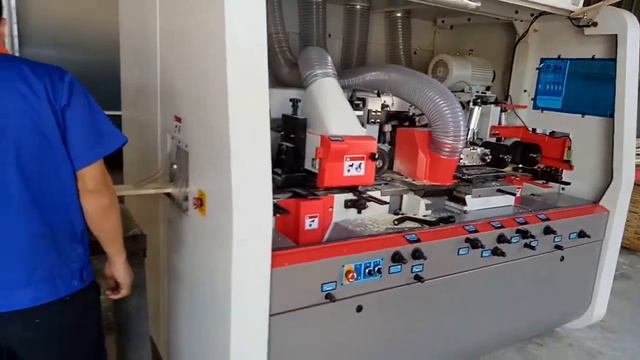 M523 High Precision 5 hEADS 230MM 9 INCH wIDTH 4 sIDED pLANER mOULDER смотреть онлайн