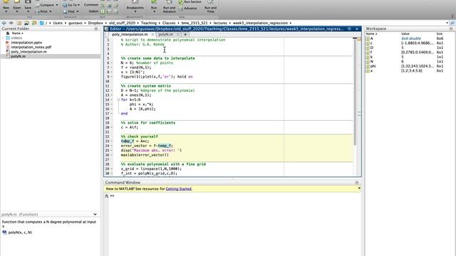 Interpolation with Matlab смотреть онлайн